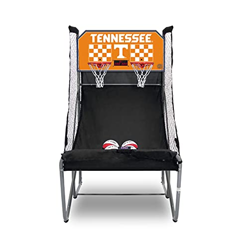 Pop-A-Shot - Home Dual Shot with NCAA Graphics l Sensor Scoring l 16 Game Modes l 7 Balls l Foldable Storage l for All NCAA Fans - style: Tennessee Volunteers