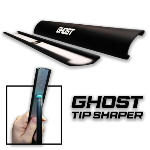 Ghost Cue Tip Shaper – Stainless Steel Billiard Tip Tool – Shapes, Scuffs & Conditions Pool Cue Tips – Durable Precision Design