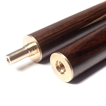 CUESOUL 3/4 Jointed Snooker Cue 57 inch Handcraft with Extension/Joint Protector Packed in Leatherette Cue Bag - color: 303 with Cue Bag