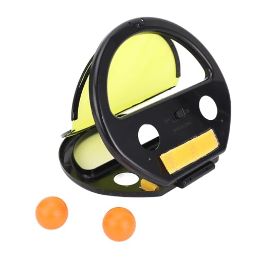 Toss and Catch Ball Set, Hand Exercise Ball Throwing Set, Double Player Outdoor Game with Soft Balls, Ideal for Beach Picnic Party (Black) - color: Black