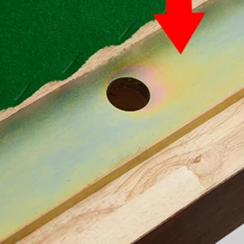 Professional Slate Pool Table, Premium Billiard Table for Home & Club, Leveled Playing Surface, Heavy Duty Frame - color: A, size: 1
