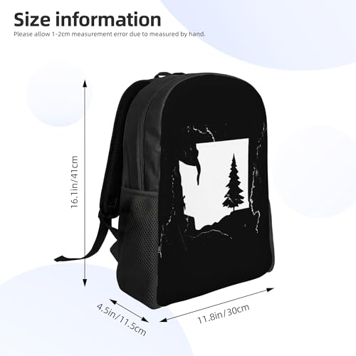 Washington State Tree Backpacks For Men Women Book Bag Travel Hiking Camping Work Lightweight - color: Ye2