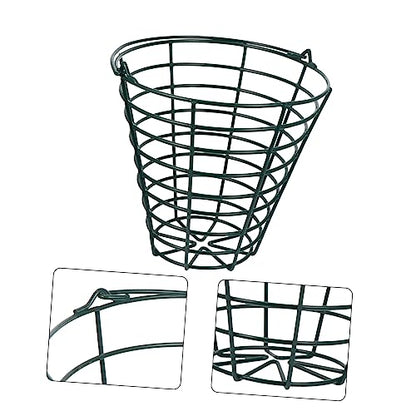 WOONEKY 1pc Stainless Steel Golf Storage Basket Capacity Golfs Carrying Container for Clean and Healthy Outdoor Use Wire Design