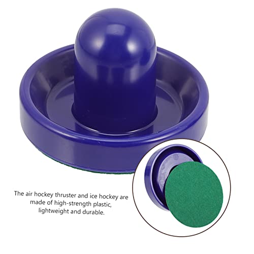 Complete Hockey Game Table Top Parts Air Hockey Pucks Paddles Supplies Kit for Tabletop for Boys and Girls Adults