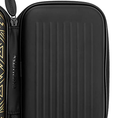 Casemaster Sentinel Dart Case, Holds 6 Steel Tip or Soft Tip Darts Fully Assembled, Hard Shell EVA Case with Foam, Water Resistant, Galaxy - color: Galaxy