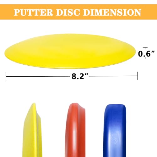 GOOSO Disc Golf Driver | Flying Golf Discs Set of 6 for Beginners – DIY Your Discs - style: Driver