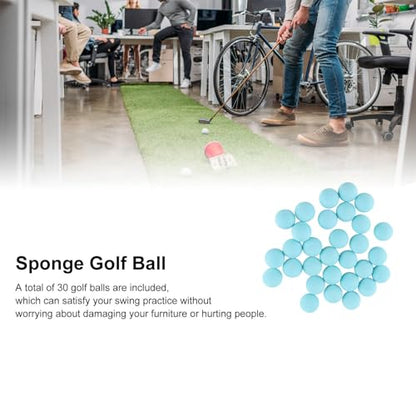 30pcs 21.5mm EVA Foam Balls, Soft Practice Balls with Bright Colors, Suitable for Indoor and Outdoor Training