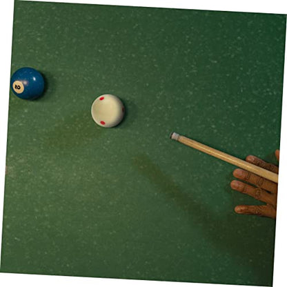 BESPORTBLE 2pcs Billiard White Ball Billiard Balls White Pool Billiard Practical Tool Snooker Cue Stick Cue with - color: Red, size: 5.7x5.7cm