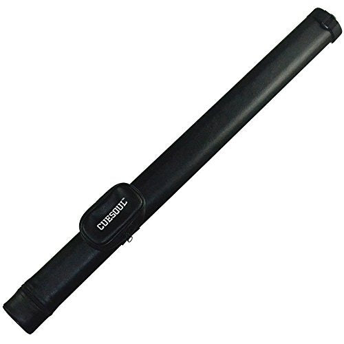 CUESOUL Soocoo Series 2x4/2x2 Hard Pool Cue Case -Holds 2 Cue Butt and 4 Cue Shafts,Four Color Available - color: 1x1-Black