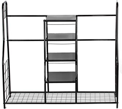 Home-it Golf Organizer Extra Large - Golf Bag Sports Dual Storage Organizer, Perfect for Golfing Bags, Clubs, Balls, Gadgets, Accessories & Equipment, Golf Organizer Rack for Garage and Basement