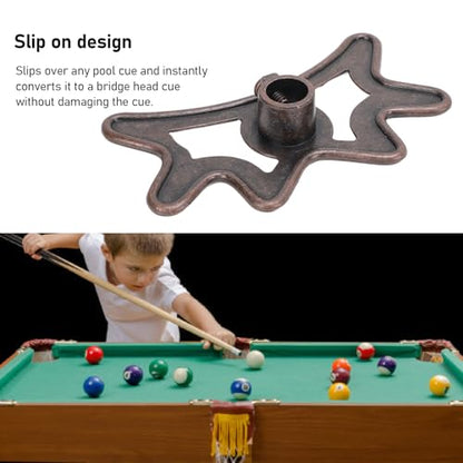 Billiard Bridge Head, Pool Stick Bridge for Pool Table Accessory, with Good Applicability for Various Cues