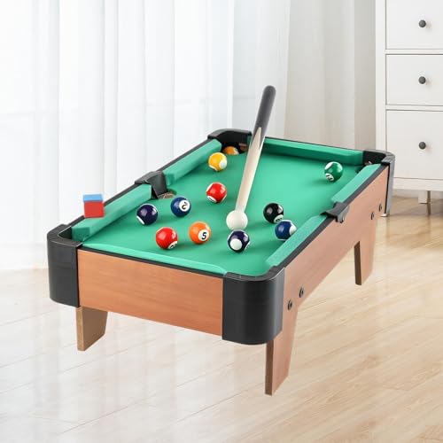 kowaku Mini Pool Table Game Tabletop Pool Table Toy,Portable,Indoor Game Toy,Tabletop Billiards Game for Family Parent Child