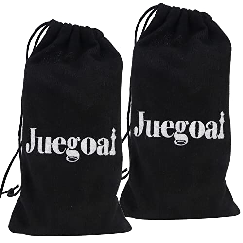 Juegoal 2 Pack Wooden Chess Pieces Only, 32 Pieces Each Wood Chessmen Pieces, 2.4 Inch King Figures Chess Game Pawns Figurine Pieces, Replacement of Missing Piece, Includes Storage Bag