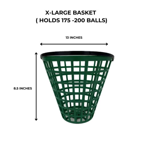 Basket - Range Ball - color: Yellow, size: X-Large (175-200 Capacity)