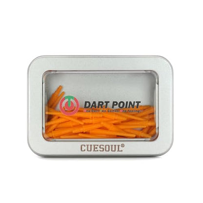 CUESOUL OTO Small Thread Soft Tip Dart Point Pack - color: Orange
