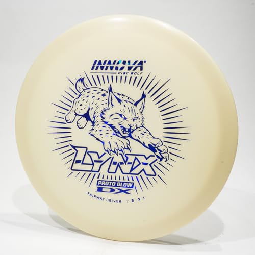 Innova Proto Glow DX Lynx Disc Golf Fairway Driver, Glows in the Dark, May Vary from Image - size: 167-169 grams