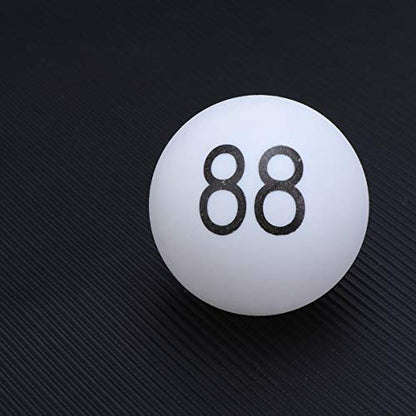 100pcs Plastic Raffle Number Balls Table Tennis Balls 4cm Numbered Bingo Ball Colored Pong Ball 1-100 Wedding Birthday Party Supplies White