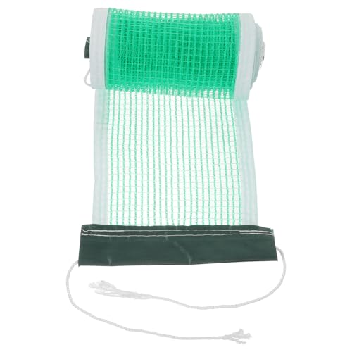 CHILDWEET Standard Table Tennis Net with Bright Emerald Polymer Mesh Easy to Install and Outdoor Sports Netting for Backyard Pong Tables and Serving Play