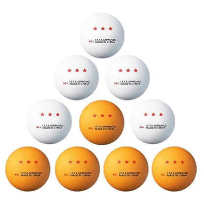 10 Pcs PingPong Ball 3-Star Table Tennis Ball Standard Table Tennis Ball Outdoor Sports Accessories 3 Star Standard Table Tennis Ball, Yellow