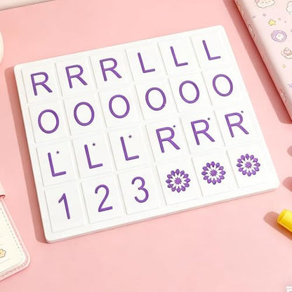 Mahjong Solo Practice Board - Solo Mahjong Board,18.5 * 16cm, Portable Tile Pattern Learning & Strategy Practice Boards for Beginners and Advanced Players - color: Purple
