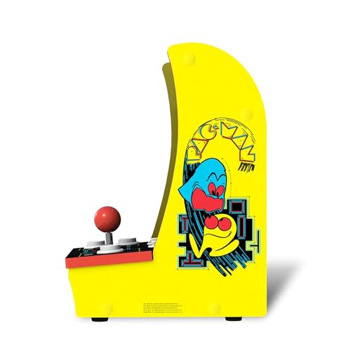Arcade1Up Pac-Man Countercade Countertop Arcade Machine with 3 Retro Games, 7" LCD Screen and Full Size Real Feel Joysticks and Buttons - style: Pac-Man