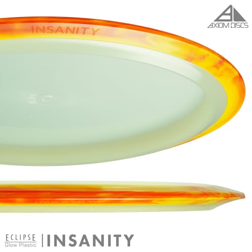 Axiom Discs Eclipse Glow 2.0 Insanity Disc Golf Distance Driver (Colors May Vary) - size: 165-170g