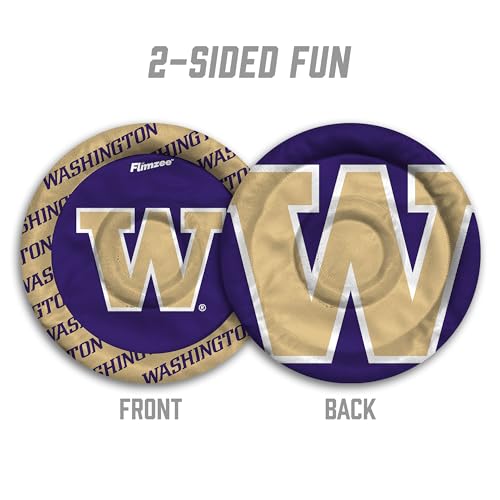 YouTheFan NCAA Washington Huskies Flimzee Bean-Bag Flying Disc - style: Washington Huskies