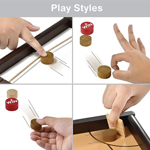 Shooz n TOZZ: Wooden Multi Tabletop Indoor Portable Board Games for Kids and Family - style: SHOOZ n TOZZ Standard