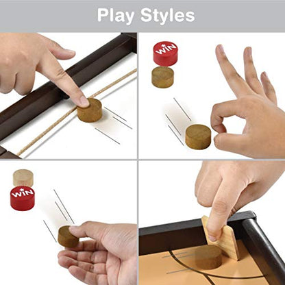 Shooz n TOZZ: Wooden Multi Tabletop Indoor Portable Board Games for Kids and Family - style: SHOOZ n TOZZ Standard