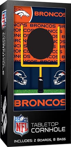 MasterPieces Officially Licensed NFL Tabletop Cornhole for Adults - style: Denver Broncos