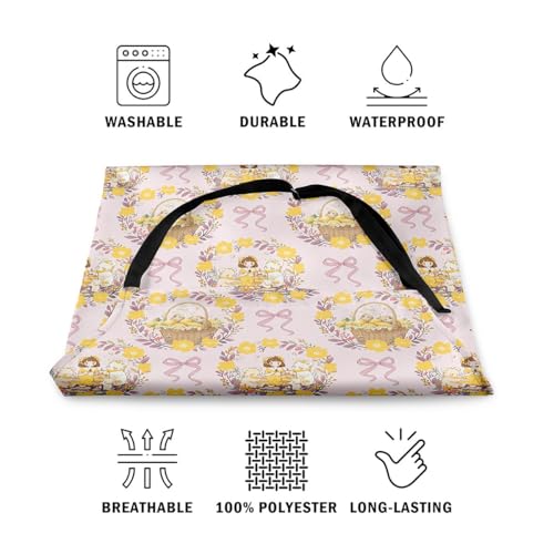 Castle Fairy Cute Rabbit Deer Kitchen Apron - color: Bow Pink Yellow