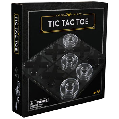 Spin Master Games, Cardinal Classics Tic Tac Toe, Classic Board Game, Modern Coffee Table Décor, 2 Players, for Ages 5 & Up - style: Four in a Row