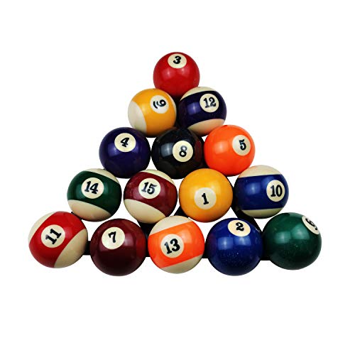 BALIKEN Triangle 8 Ball and 9 Ball Rack for Pool Table, Suited for 2-1/4" Pool Balls, Billiard Racks Pool Table Accessories (Triangle/Magic, Black)