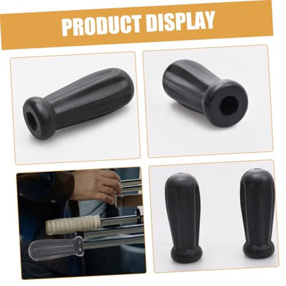 2Pcs Plastic Foosball Table Handles Comfortable Grip Replacement for Table Soccer Rods Easy to Install Enhanced Control for Better Gameplay
