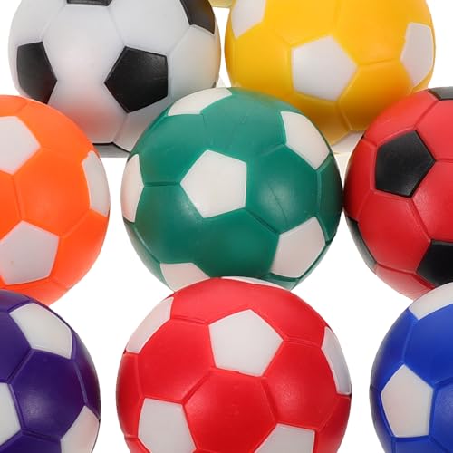 WOONEKY Table Soccer Balls 9pcs Replacement Balls 1.42in for Tabletop Soccer Games Decorations