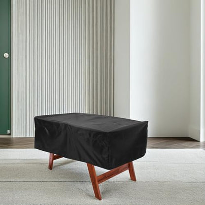 Yardwe Foosball Table Cover Outdoor Oxford Cloth Splashproof Rainproof Bench Cover for Patio Billiards Pool Table