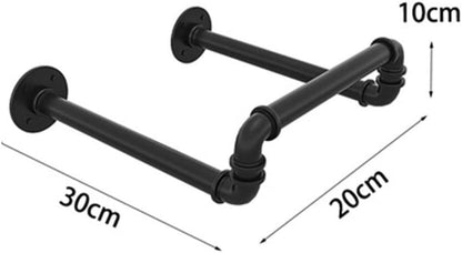 Industrial Pipe Wall Mounted Storage Rack, Home Nursery Basketball Rack on The Wall Wall-Mounted Finishing Shelves, Yoga Mat Storage Rack Gym Soccer Rack, 1 Pack - color: Gold