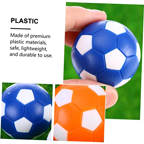 Abaodam 16pcs Plastic Foosball Balls Replacement for Boys Girls Soccer Mini Tabletop Soccer Game Accessories