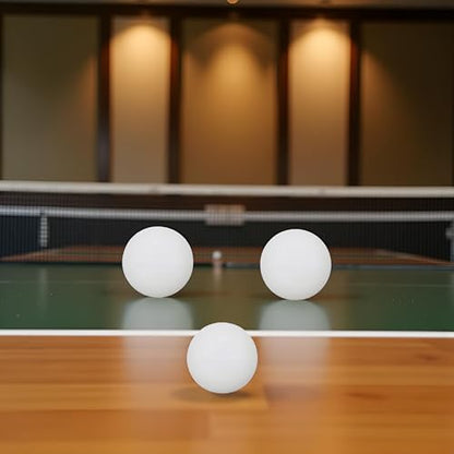 BWESOO 3Pcs White Table Tennis Sports Balls Ping Pong Ball Club Match Balls High Elasticity Table Tennis Outdoor Sport Accessories Durability Table Tennis Leisure Sports and Game Room (40mm)
