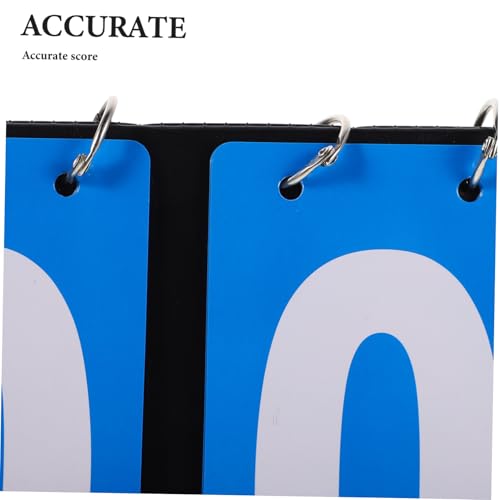 Happyyami 2pcs Portable Dual-Sided Flip Scoreboard for Basketball Games with Quick Flip Mechanism Lightweight Tabletop Score Keeper for Sports Matches Use Design Enhances Visibility and