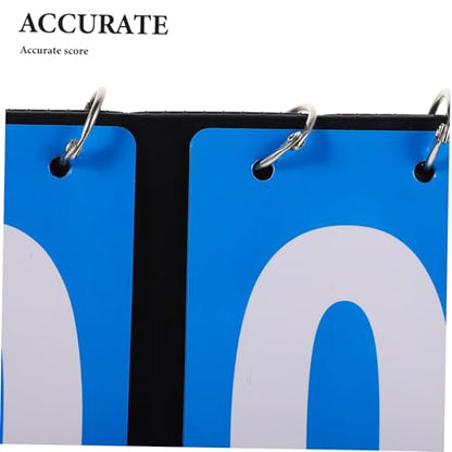 Happyyami 2pcs Portable Dual-Sided Flip Scoreboard for Basketball Games with Quick Flip Mechanism Lightweight Tabletop Score Keeper for Sports Matches Use Design Enhances Visibility and