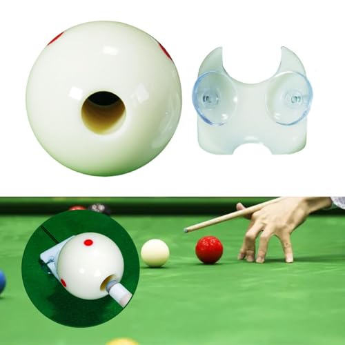 Billiard Training Sphere with Hole, Cue Stroke Device - size: Small for Eight Ball