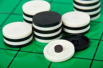 Mini Reversi (Othello) Board Game Set -7.9”, Magnetic Travel Folding Board Game, Family Fun Game/Gift for Kids (Mini Rounded Corner Style) - style: Mini Rounded Corner Style