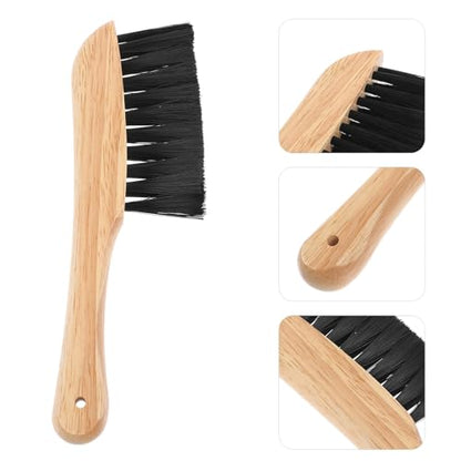 Billiard Table Cleaning Brush with Solid Wooden Handle Dense Bristles for Pool Table and Rail Sweeping Lightweight and Felt Cleaner for Billiards and Furniture Surfaces