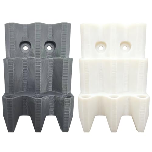 2 Pack Dart Holder Wall Mount Display Rack 3D Printed - Bracket for 9 Steel or Soft Tip Darts, Storage and Organizer Accessory for Dart Players (No Darts Included)