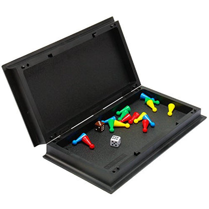 Amerous 10" Ludo Go Board Folding Travel Magnetic Ludo Set