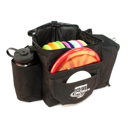 Disc Store Tournament Disc Golf Bag - Small and Lightweight Satchel Bag for Golf Discs - Fits 12 Discs - Durable and Water Resistant - Great for Tournament or Casual Outdoor Play