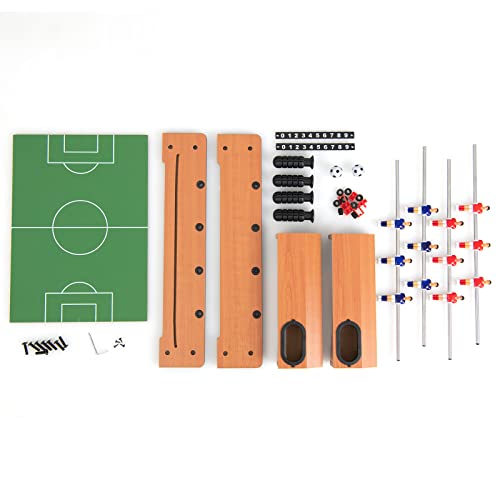 Goplus Foosball Table, 20 Inch Mini Tabletop Soccer Table with 2 Balls, Score Keepers, Portable Football Table for Kids, Family Night, Game Rooms