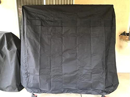 J&C Table Tennis Cover 420D Ping Pong Table Cover Black Full UV Protected Table Tennis Cover Outdoor Waterproof Heavy Duty Ping Pong Table Outdoor Waterproof (Grey) - color: Grey