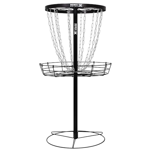 Remix Deluxe Practice Basket for Disc Golf - Choose Your Color and Style - color: Black